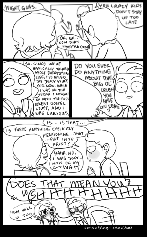 consulting-cannibal:  extended ENTIRE EPISODE!! wherein charlie and cas stay up all