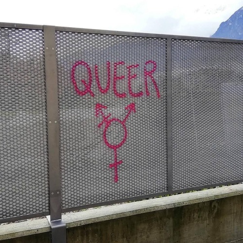 radicalgraff: Queer graffiti seen in Trento, Italy