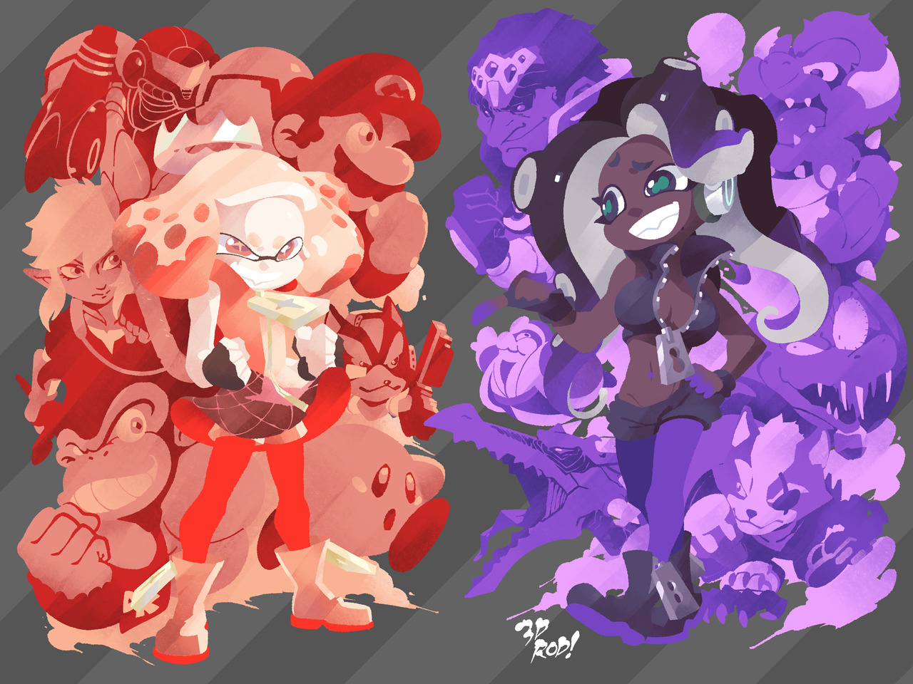 3drod:  The forces of light and darkness will clash in this Super Smash Bros Ultimate