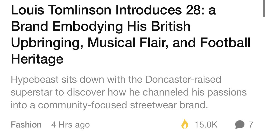 Louis Tomlinson Introduces 28: a Brand Embodying His British