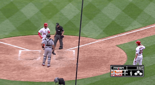 gfbaseball:Bryce Harper hits an opening day home run, his fifth career home run on opening day - April 3, 2017