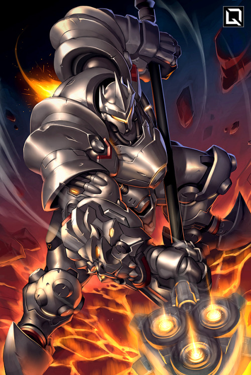 quirkilicious:  Hammer down! by Quirkilicious  Rendering giant bulky peeps, especially in armor, is so much fun. Wish the opportunity for it came up more often~ 