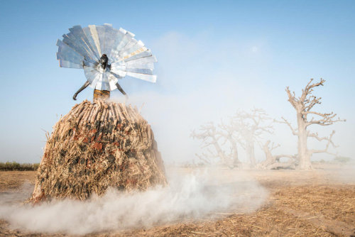 huffingtonpost: Afrofuturist Photos Transform Senegal’s Trash Into Haute CoutureThere are cert