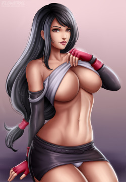 Flowerxl1:  Tifa Lockhart    Nsfw Version Is Available At My Patreon     Commissions