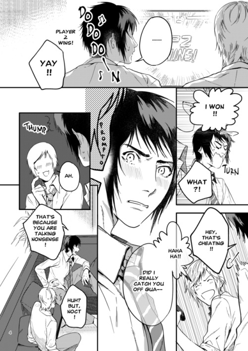 magemg:Golden Sand in the Land of No Snow | FFXV - Ignis/Noctis doujinshi book #04When Noct realizes