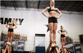f5twisters:thecheergifgirl:Brandon Senior Black, Nfinity Champions League 2014So beautiful so clean 