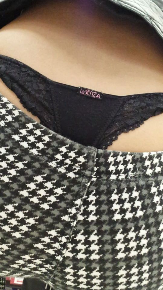 Mature Brunette Whale Tail At The Store :P