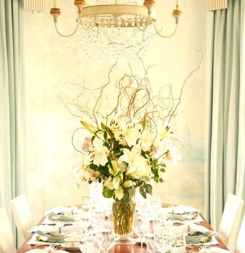 Great Room - Dining RoomLarge, Elegant Great Room Photograph Without A Fireplace And With A White Floor,