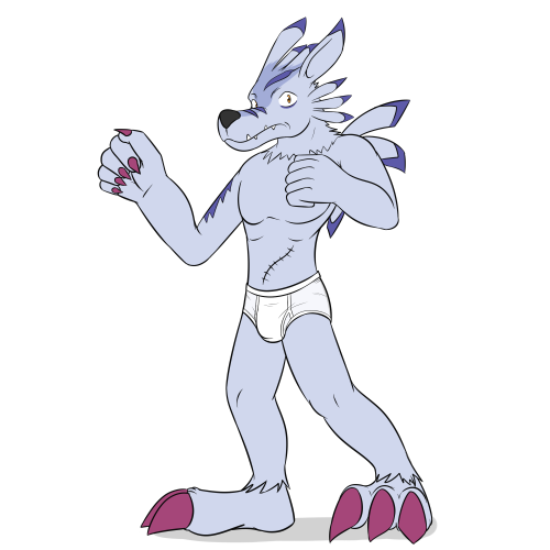 Lewd Variations of Weregarurumon (as requested by the stream)