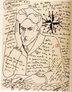 immafuster: self portrait by jean cocteau