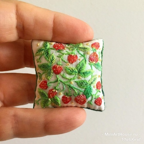 Miniature Embroidered Pillows