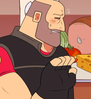Chat now with Heavy TF2 · created by @Eric-makes-bots