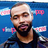 intoyoump3:  I’m so glad you were born: ♛ Isaiah Mustafa [6/?] “I love Sci-Fi fantasy and I’ve always wanted to play some sort of superhero or something like that so, I never thought I’d be playing Luke Garroway on Shadowhunters, but it’s