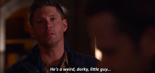 alovelikecas:  Dean Winchester talking about his boyfriend (x) 