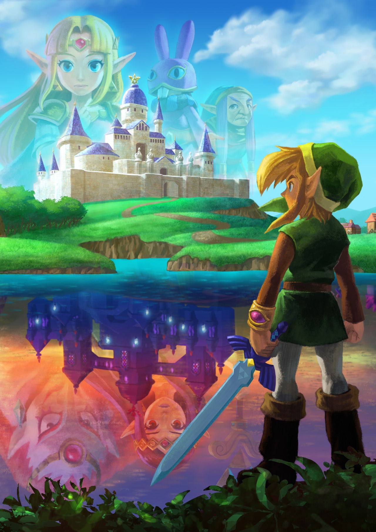 gameandgraphics:  The Legend of Zelda: A Link between worlds original artworks -