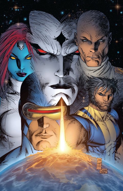 X-Men: Messiah Complex 1 (2007) by Ed Brubaker & Marc SilvestriCover: Marc Silvestri (alternativ