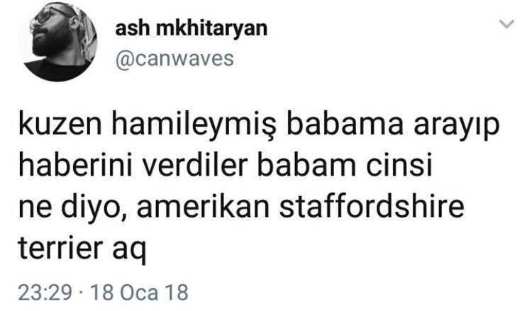 Kuzen hamileymiş babama...