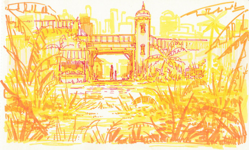 PROMARKER on paper_01“Plants and city”