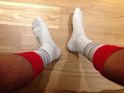 rugbysocklad:  Today’s rugby socks :)