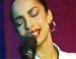 moonrockmambo:  Sade performing Hang On to Your Love in Munich (1984) 