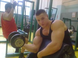 aplethoraofmen:  Quizzical serbialux:  Russian muscle boy 