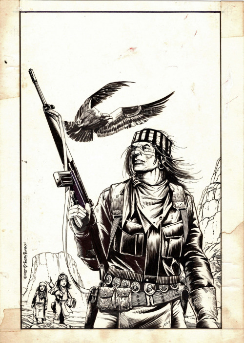 the cover to Scout: War Shaman (1988) #6 by Tim Truman