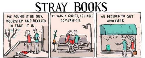 Stray Books, by Grant Snider.