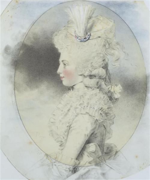 Isabella,Marquise of Hereford by John Downman,1783