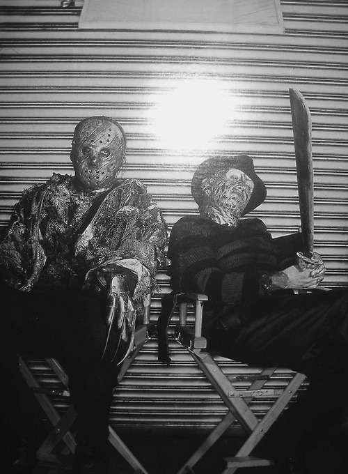 jasonfnsaint:  Jason Voorhees and Freddy Krueger 