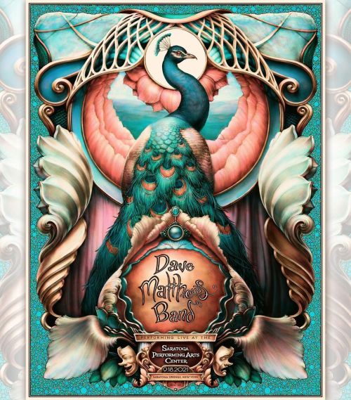Excited to announce my poster for tonight’s @davematthewsband gig at the Saratoga Performing A