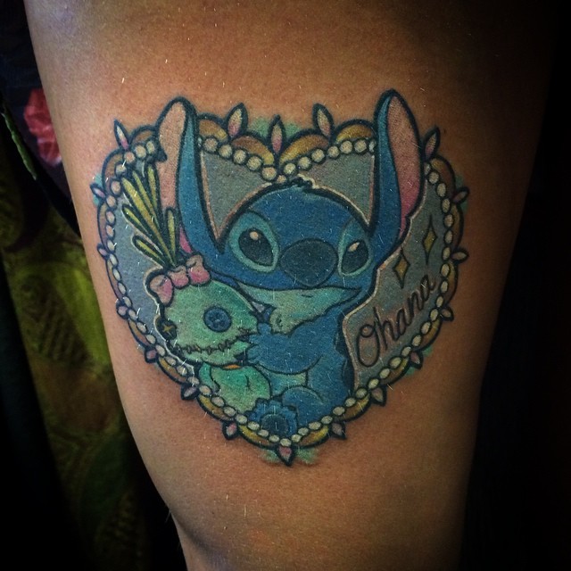 Pin by redactedcffdbvn on tattoos  Disney stitch tattoo Disney tattoos Stitch  tattoo