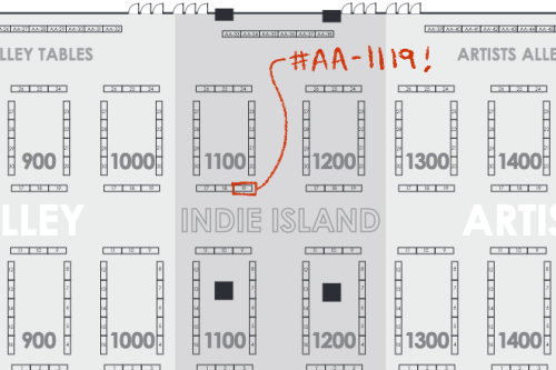 I’m tabling at HeroesCon this weekend at the Charlotte Convention Center in North Carolina!! I