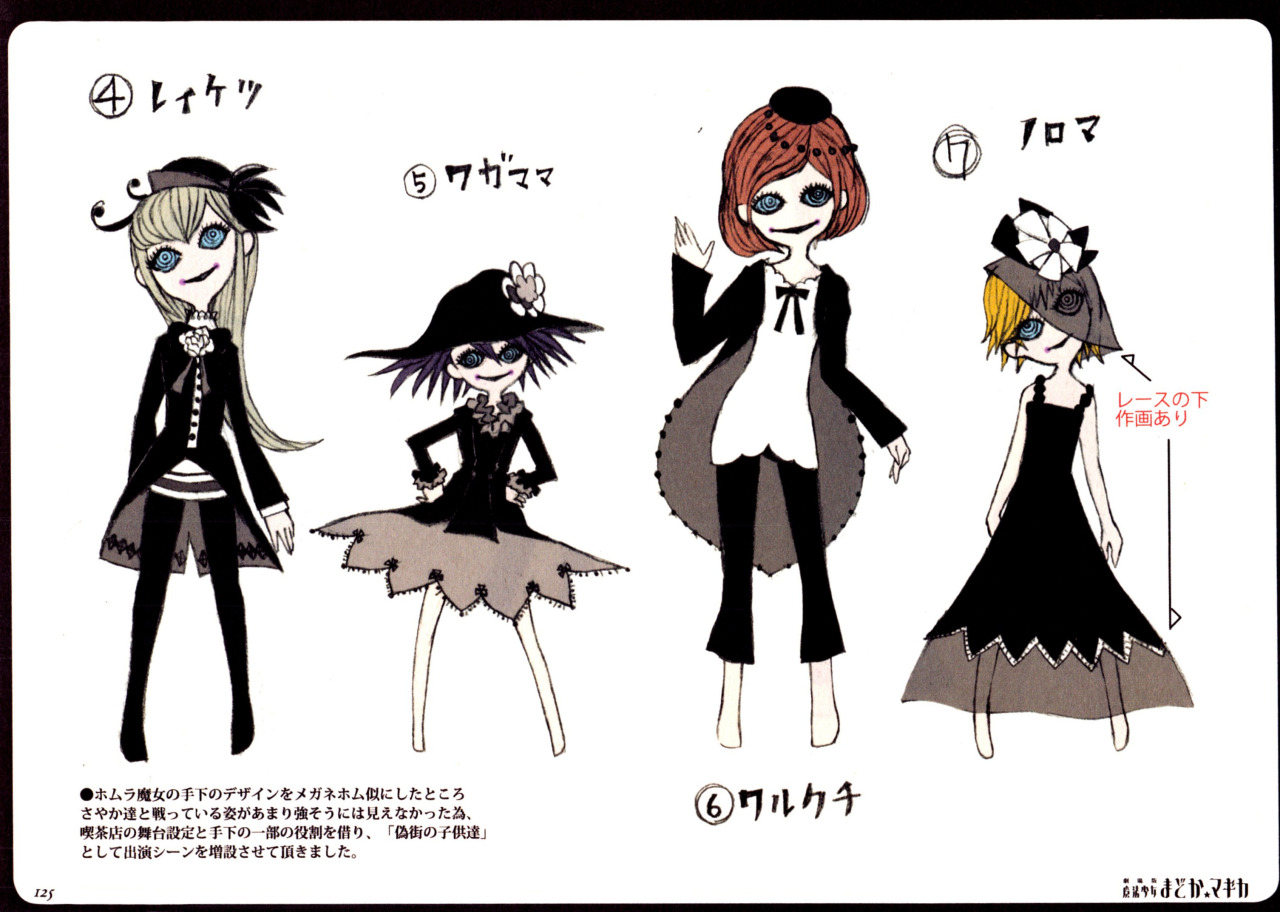 homurahyakuya:Official Character Designs from The Rebellion Production Inu Curry