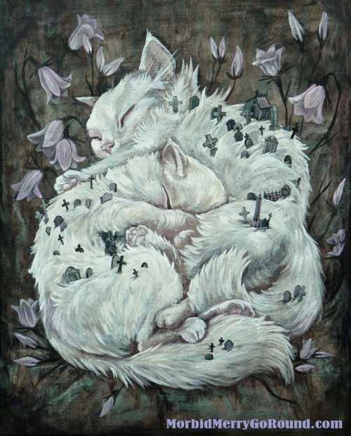 Porn photo artagainstsociety:  Graveyard Cats by  