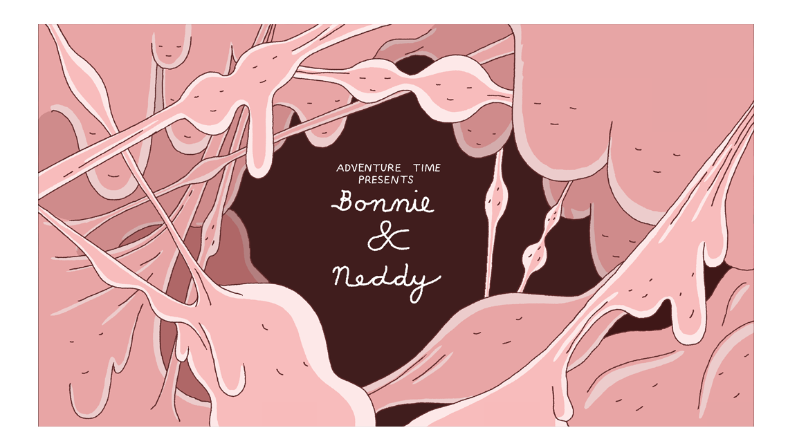 neokasumisty:  kingofooo:  Bonnie and Neddy - title card designed by Steve Wolfhard