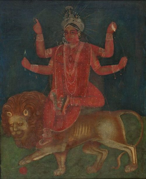 Jagaddhatri, bengal school