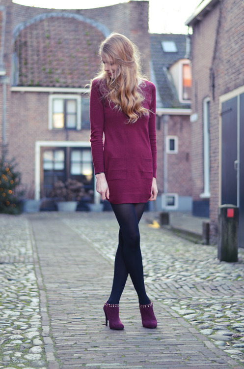 Budget Burgundy (by Simone V) Fashionmylegs- Daily fashion from around the web Submit Look Note: To 