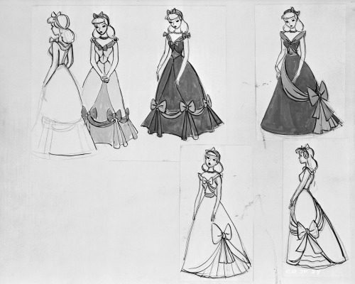 disneyconceptsandstuff:Costume Designs from Cinderella by Marc Davis