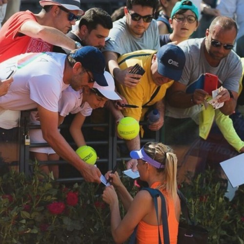alwayswithsharapova:Maria Sharapova defeats Christina McHale 6-2 6-4 and advances to second round at