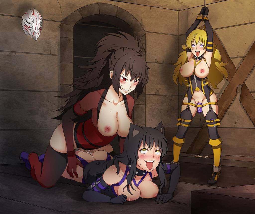 rwbypornhentai:  Source: https://www.reddit.com/r/RWBYNSFW/comments/746g59/eudetenis_nevermore_raven_dominates_blake_and_yang/