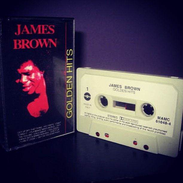 justcoolrecords:  Get up ah! Get on up! #jamesbrown #cassettetapes #cassettes #60s