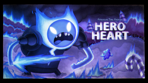 Hero Heart (Elements Pt. 7) - title carddesigned and painted by Benjamin Anderspremieres Thursday, April 27th at 7:30/6:30c on Cartoon Network