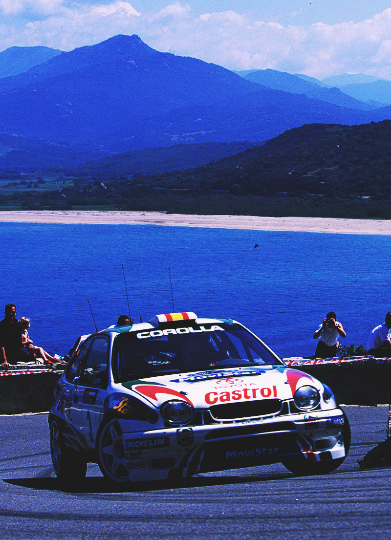 collaverglas:  Carlos Sainz. Luís Moya. Toyota Corolla WRC. 1998.