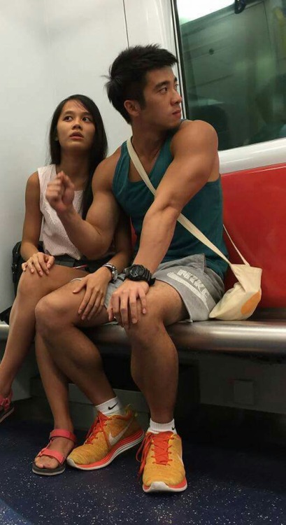 hkspycam:  fuckyeahfuckstory:  sgwildchild:  SUPER jealous!  oh wow. he doesn’t seem abit interested at her. get the message? ;P  點解港女有天菜男朋友，而我無？T.T