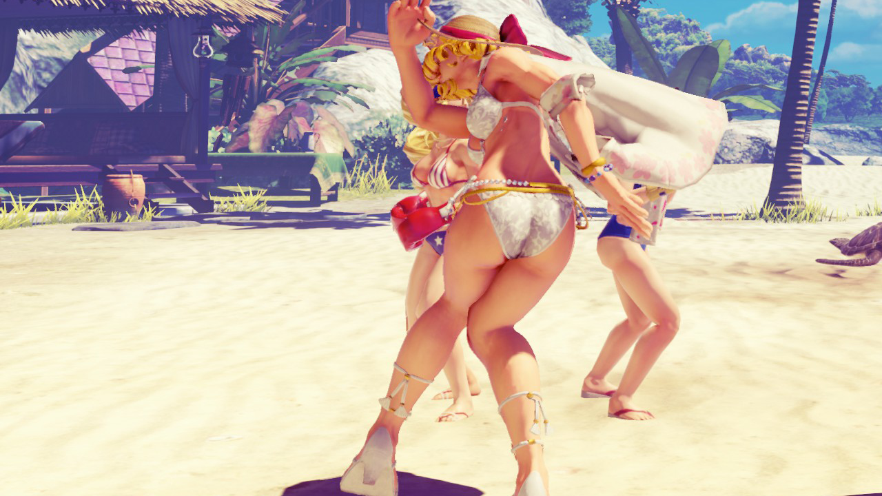 gameswithgreatbutts:  Character: Karin Kanzuki (Swimsuit) Game: Street Fighter V
