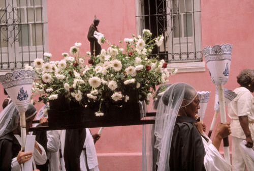 unearthedviews: BRAZIL. Bahia state. Salvador. 1996. Procession of Church Nossa Senhora de Rosario w