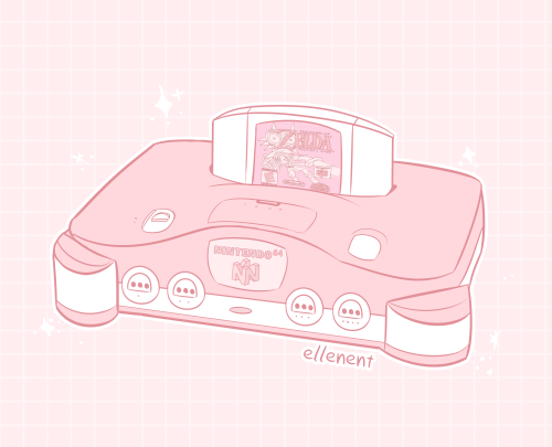 ellenent:  pastel pink n64