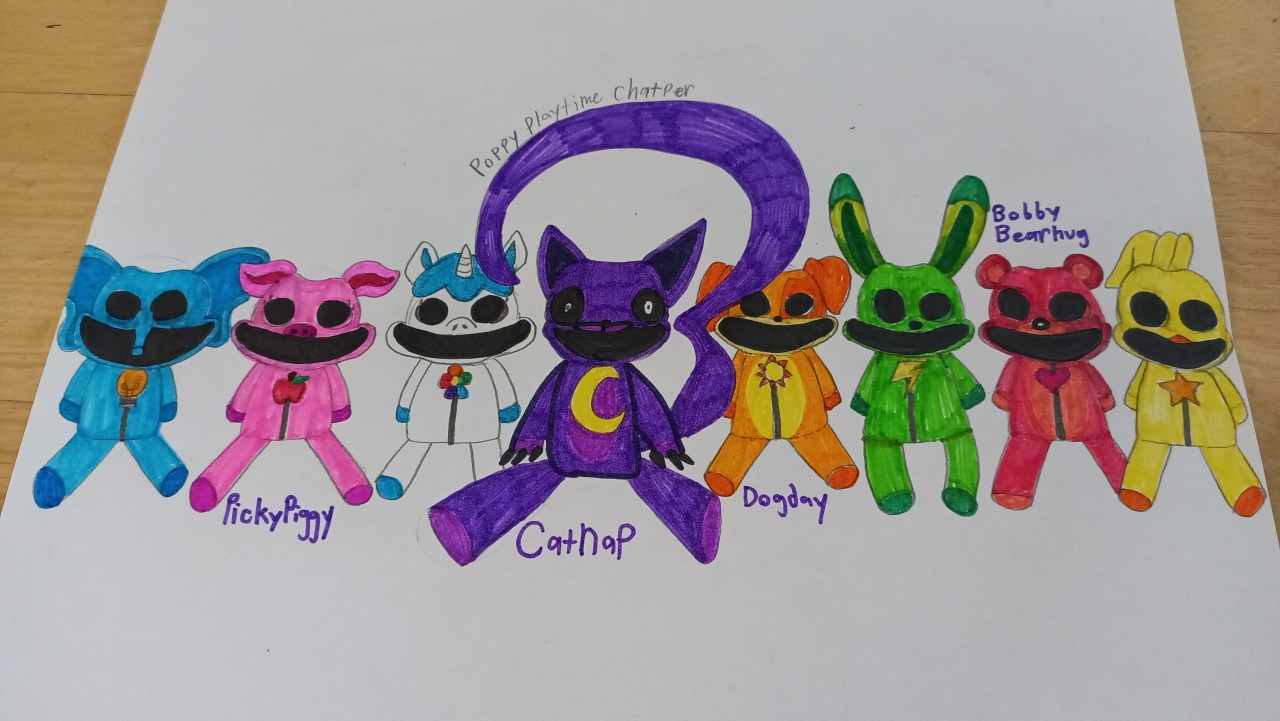 How to DRAW CATNAP Plush - Smiling Critters - Poppy Playtime