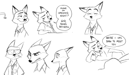 Porn Pics maddigzlz:  Some Zootopia doodles from Twitter last