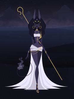 thecelestialchild:  littlepaperforest:  My Anubis for